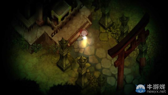 恐怖游戲《夜廻》實機截圖：周遭死寂畫風感人