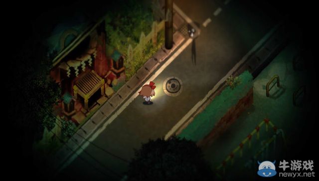 恐怖游戲《夜廻》實機截圖：周遭死寂畫風感人