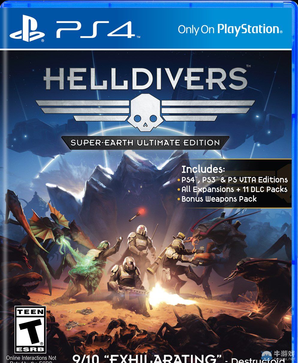 《地獄潛者》PS4實體版8月發(fā)售：新拓展包現(xiàn)已上線