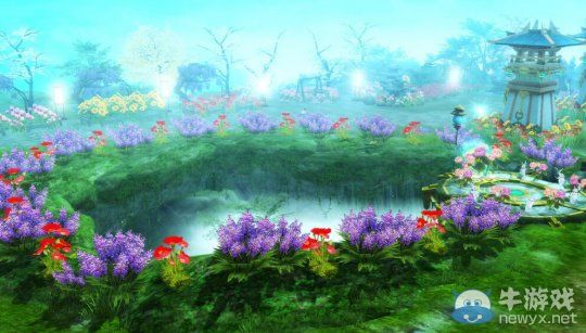 《倩女幽魂2》三級家園領地景觀秀:最炫彩天空之城