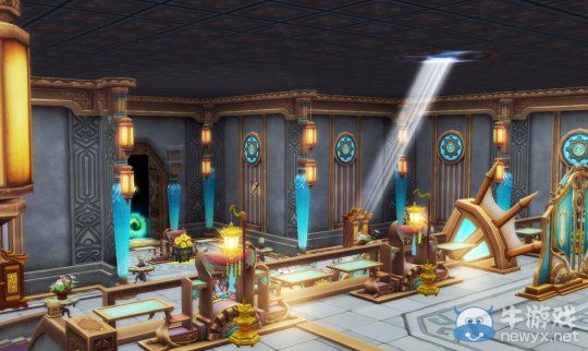 《倩女幽魂2》三級家園領地景觀秀:最炫彩天空之城