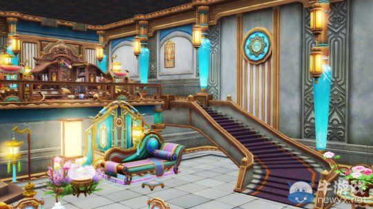 《倩女幽魂2》三級家園領地景觀秀:最炫彩天空之城