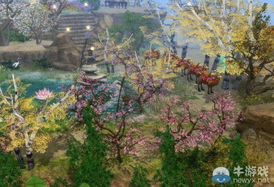 《倩女幽魂2》沙漠綠洲特色裝修分享