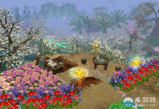 《倩女幽魂2》沙漠綠洲特色裝修分享