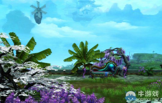 《倩女幽魂2》三級家園領地景觀秀:最炫彩天空之城