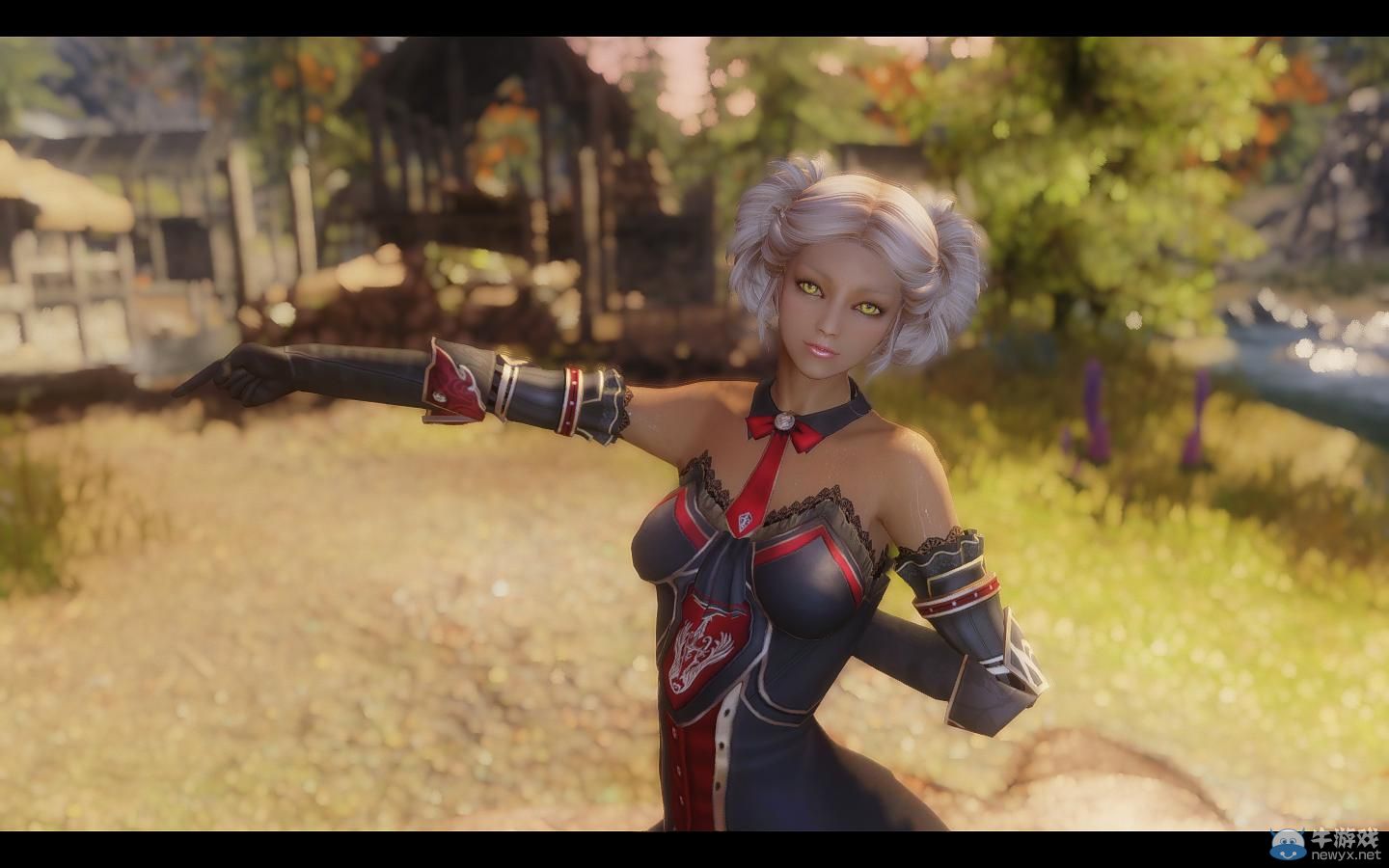 《上古卷軸5：天際》MOD截圖：各種美麗的精靈美女