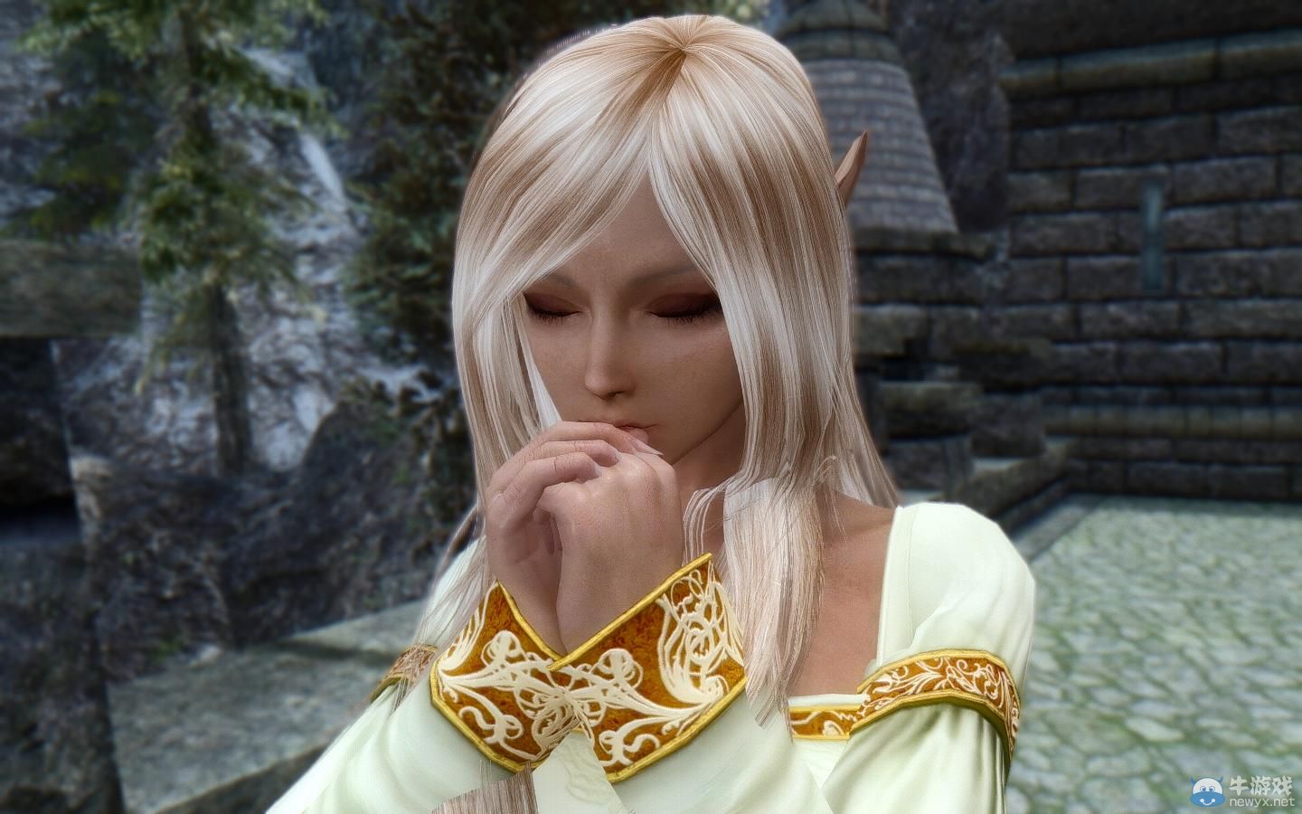 《上古卷軸5：天際》MOD截圖：各種美麗的精靈美女