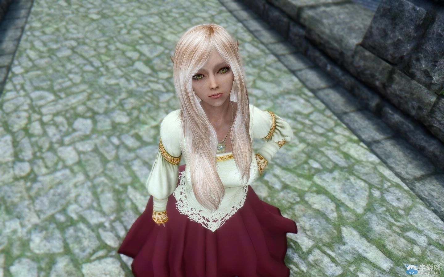 《上古卷軸5：天際》MOD截圖：各種美麗的精靈美女