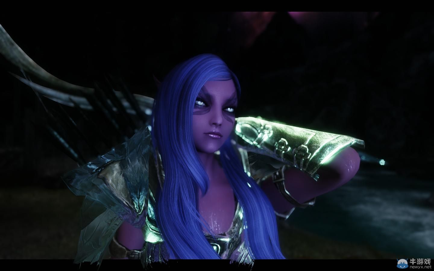 《上古卷軸5：天際》MOD截圖：各種美麗的精靈美女