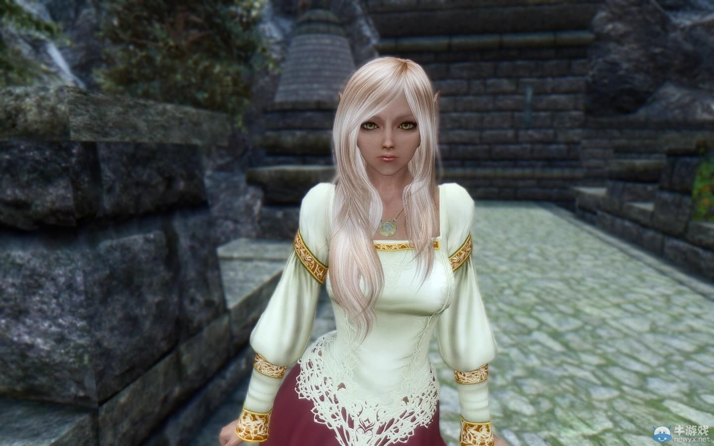 《上古卷軸5：天際》MOD截圖：各種美麗的精靈美女