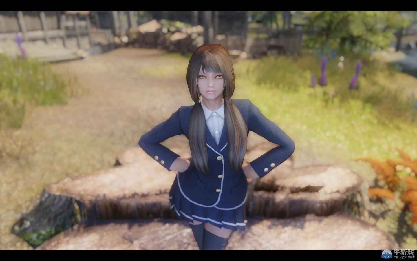 《上古卷軸5：天際》MOD截圖：各種美麗的精靈美女