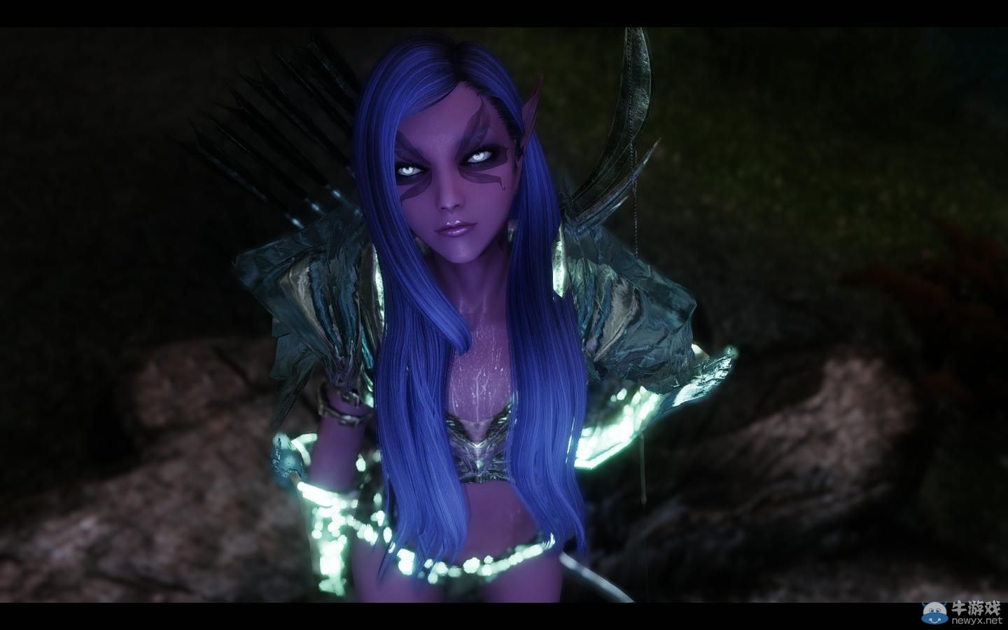 《上古卷軸5：天際》MOD截圖：各種美麗的精靈美女