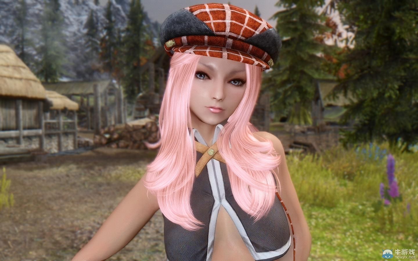 《上古卷軸5：天際》MOD截圖：各種美麗的精靈美女