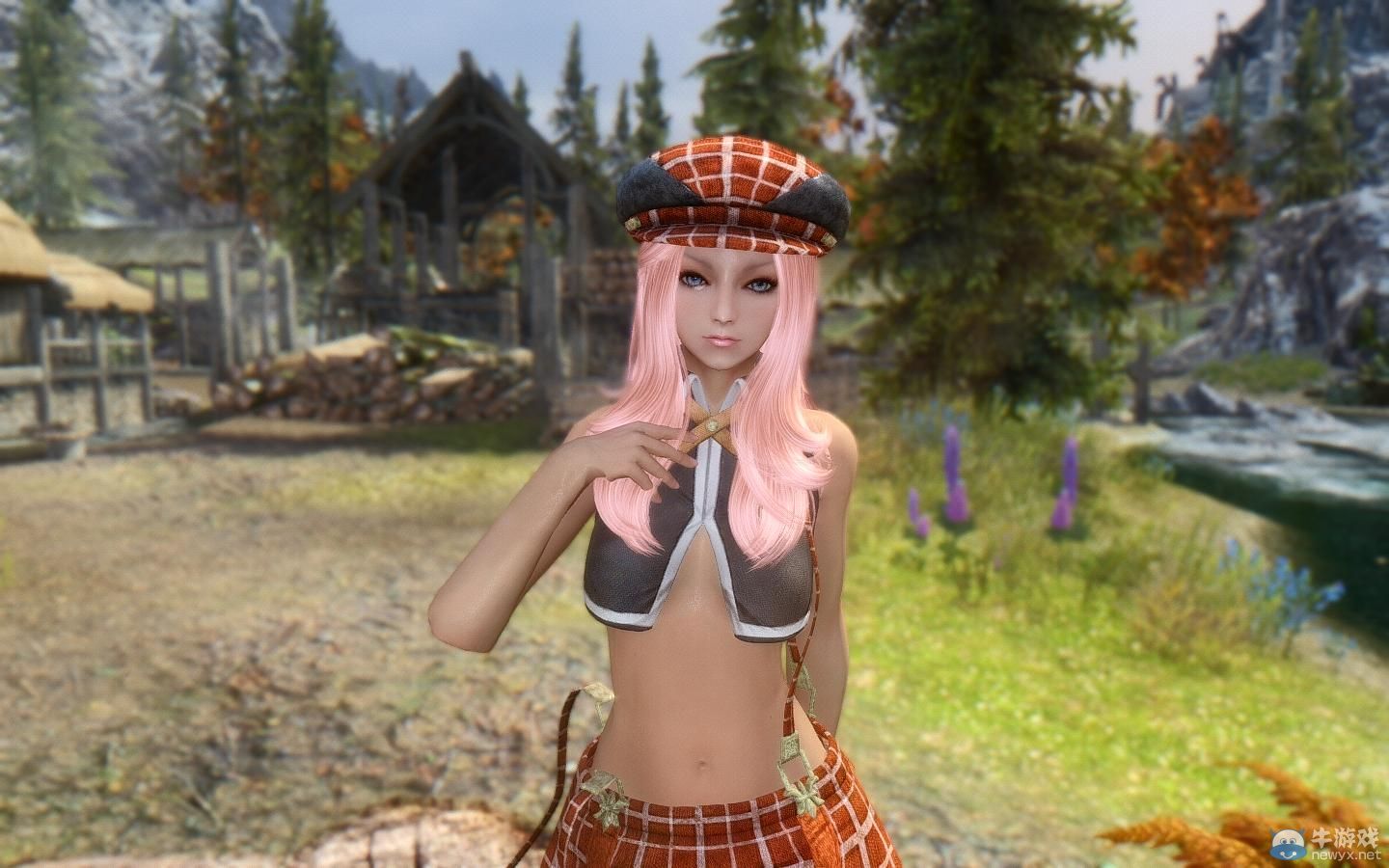 《上古卷軸5：天際》MOD截圖：各種美麗的精靈美女