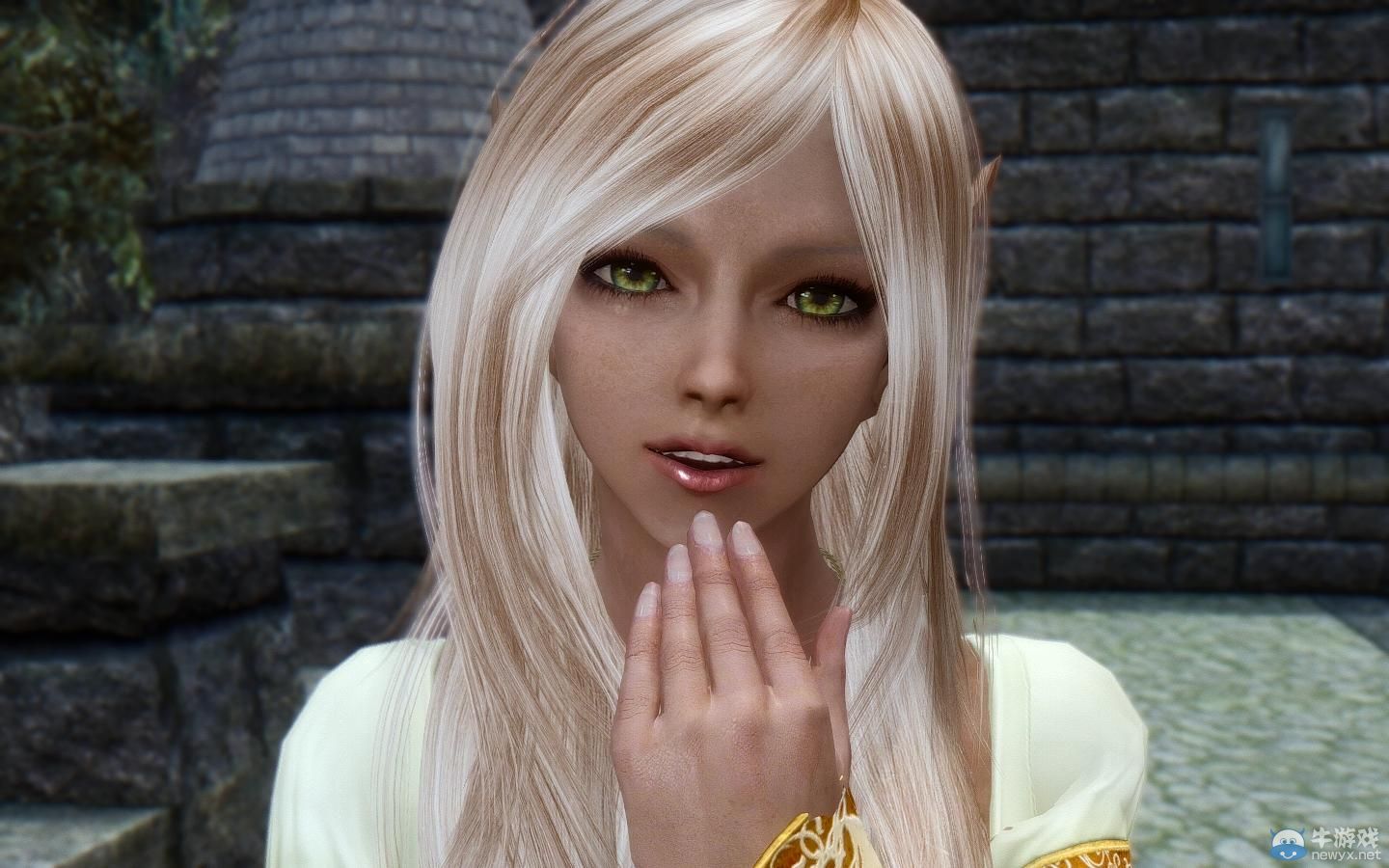 《上古卷軸5：天際》MOD截圖：各種美麗的精靈美女