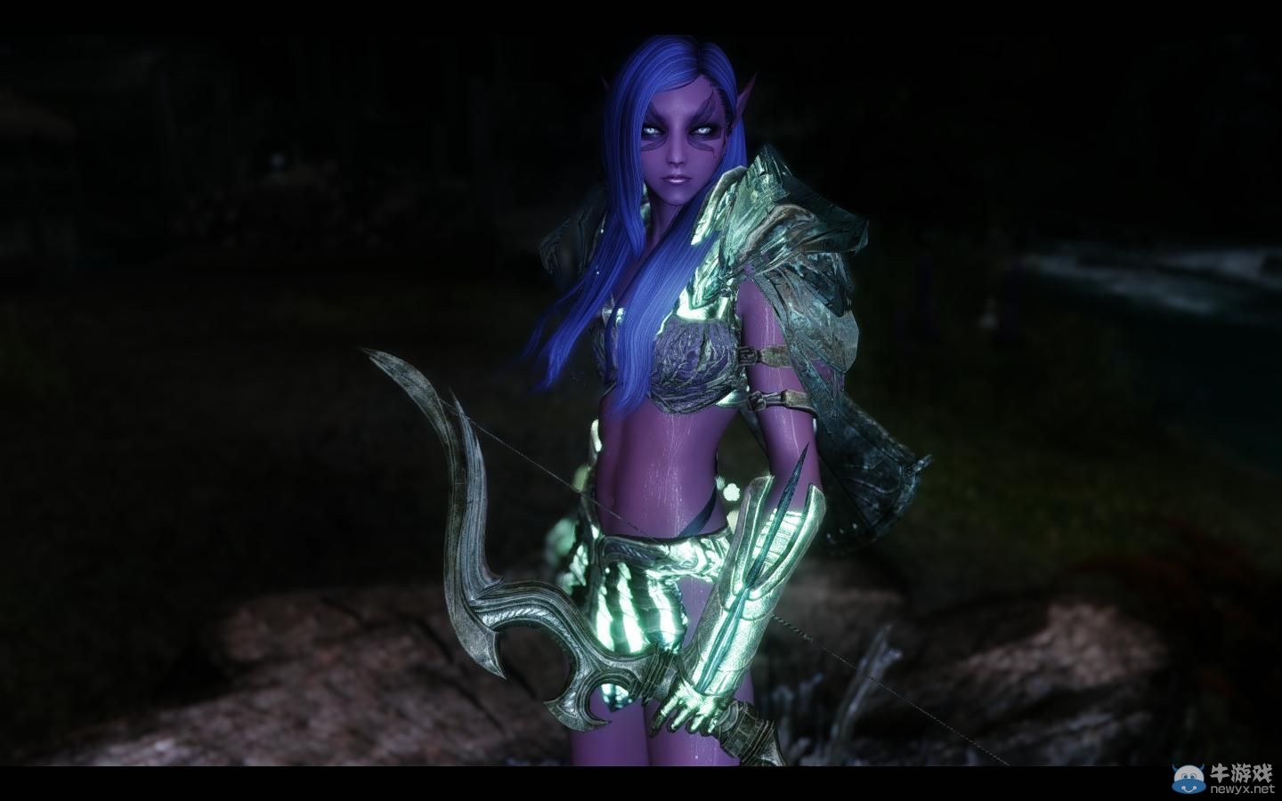 《上古卷軸5：天際》MOD截圖：各種美麗的精靈美女