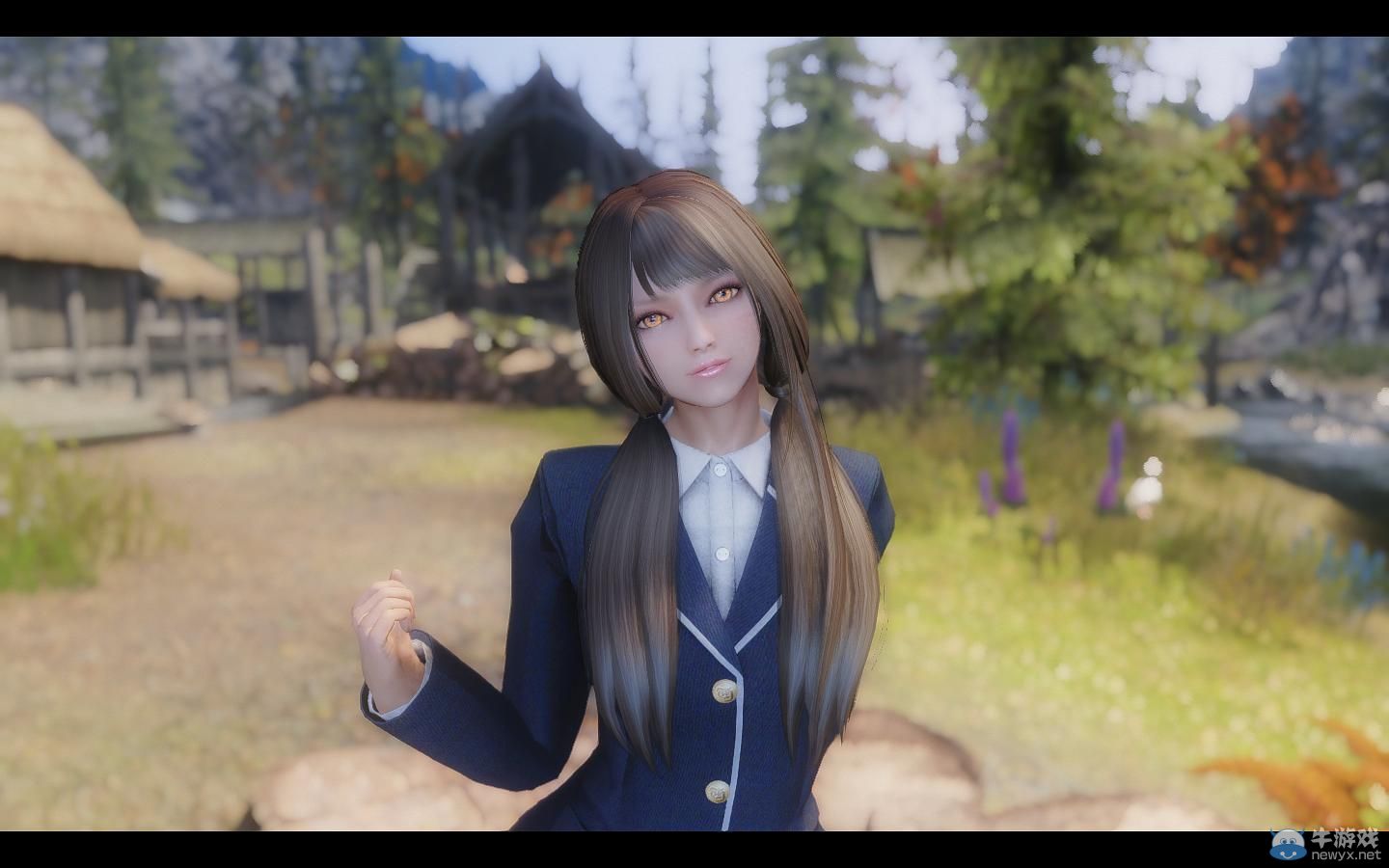 《上古卷軸5：天際》MOD截圖：各種美麗的精靈美女