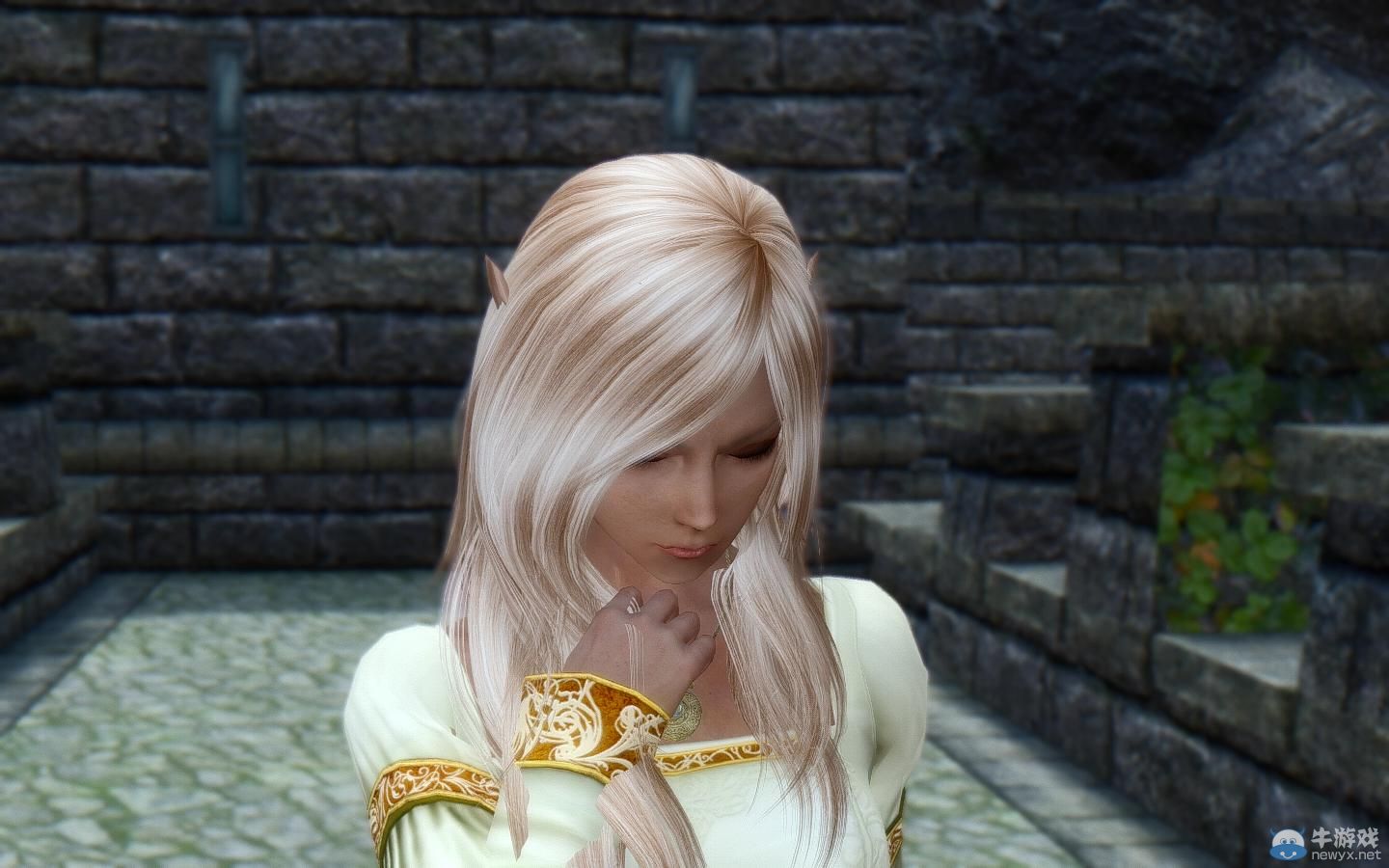 《上古卷軸5：天際》MOD截圖：各種美麗的精靈美女