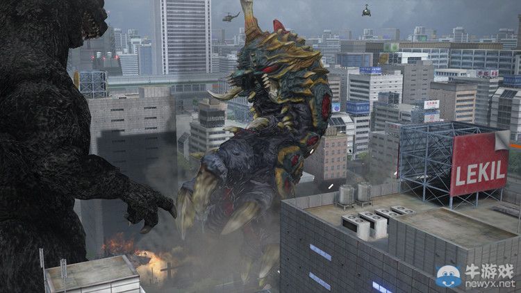 《哥斯拉VS》全新對戰(zhàn)截圖公布：巴特拉震天咆哮