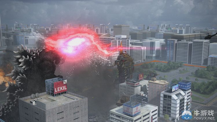 《哥斯拉VS》全新對戰(zhàn)截圖公布：巴特拉震天咆哮