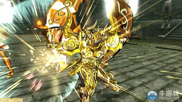 《圣斗士星矢：斗士之魂》金牛座截圖：黃金神圣衣帥炸天