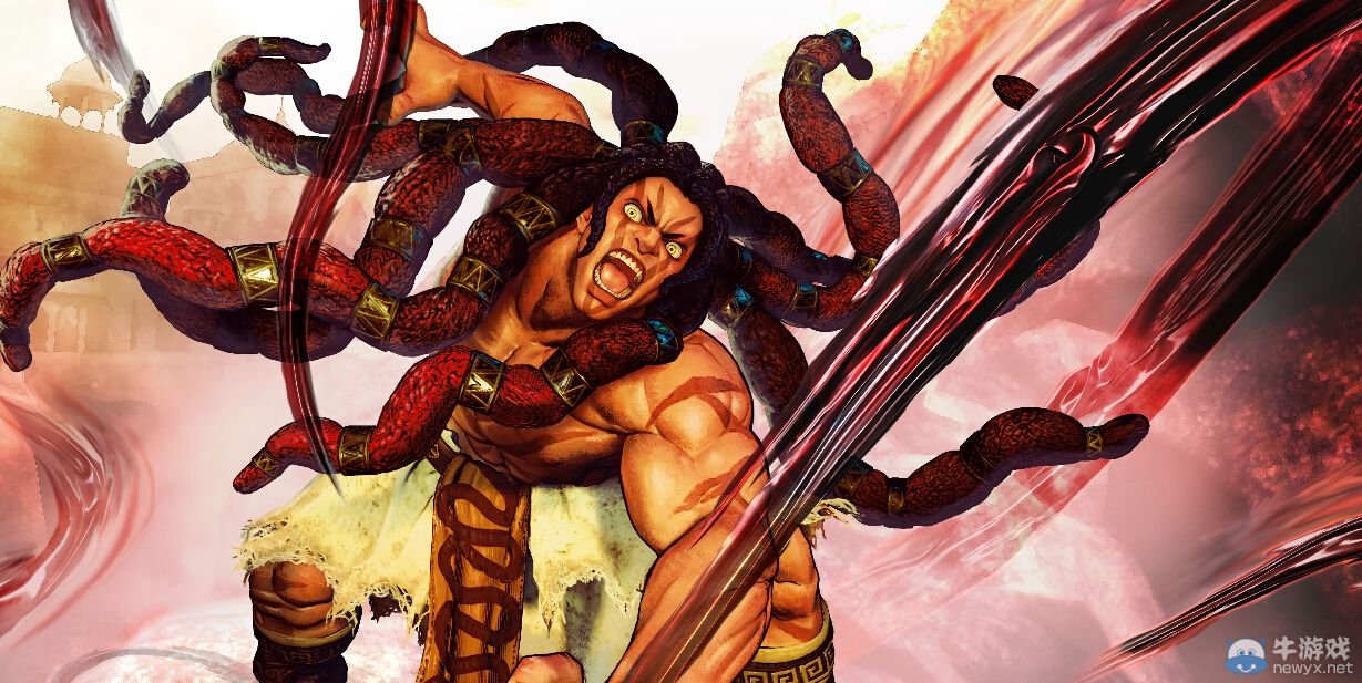 《街頭霸王5》新角色高清截圖：頭發自帶DUANG特效