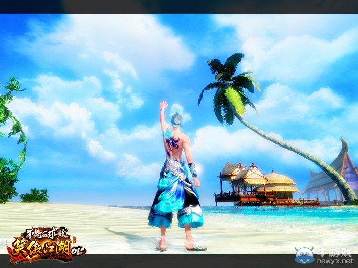 堪比CJShowGirl《笑傲江湖OL》比基尼惹火上身