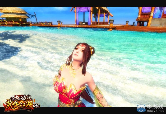 堪比CJShowGirl《笑傲江湖OL》比基尼惹火上身