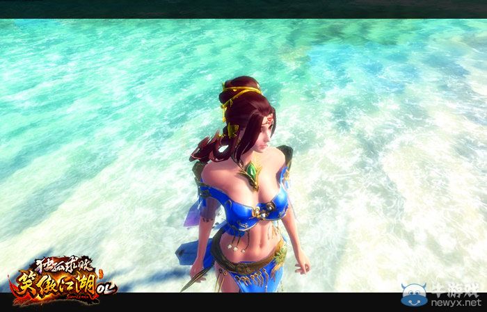 堪比CJShowGirl《笑傲江湖OL》比基尼惹火上身