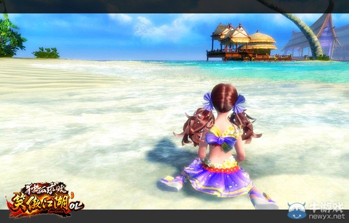 堪比CJShowGirl《笑傲江湖OL》比基尼惹火上身