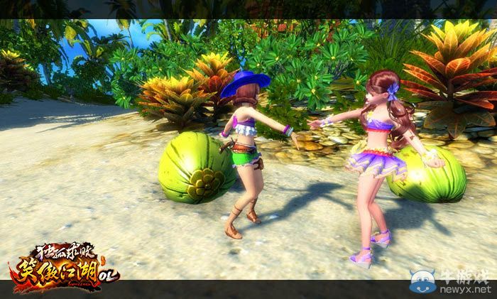 堪比CJShowGirl《笑傲江湖OL》比基尼惹火上身