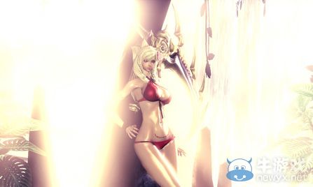 《劍靈》龍族力士性感泳裝截圖秀 顏值爆表