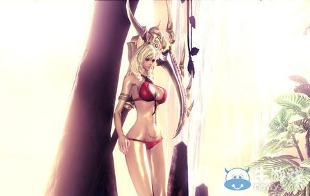 《劍靈》龍族力士性感泳裝截圖秀 顏值爆表