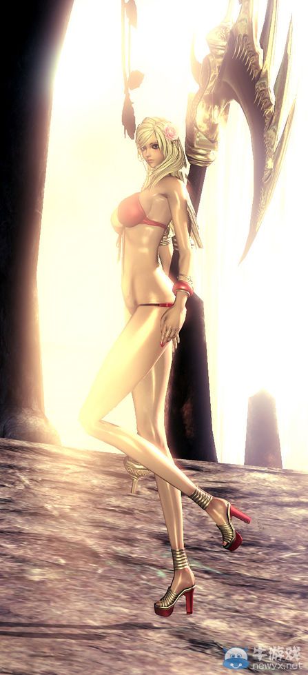 《劍靈》龍族力士性感泳裝截圖秀 顏值爆表