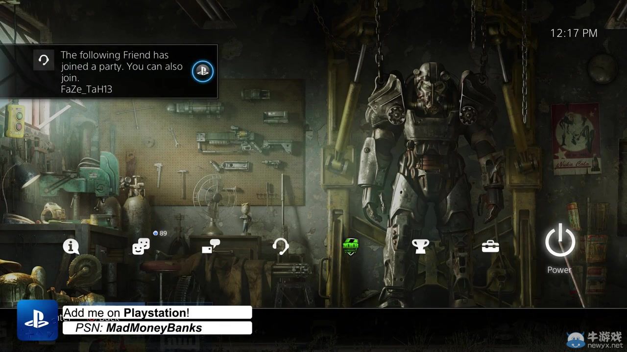 《輻射4》預購PS4主題公開：一張壁紙略顯粗糙