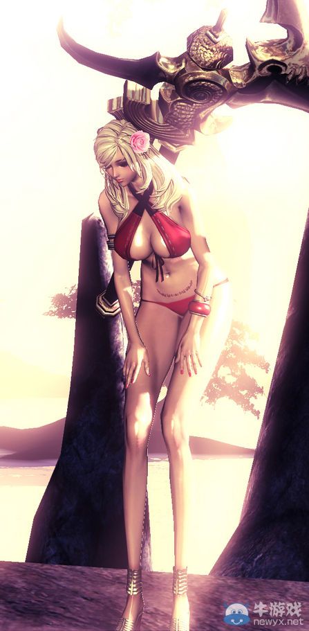 《劍靈》龍族力士性感泳裝截圖秀 顏值爆表