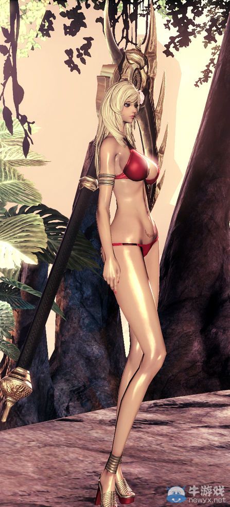 《劍靈》龍族力士性感泳裝截圖秀 顏值爆表