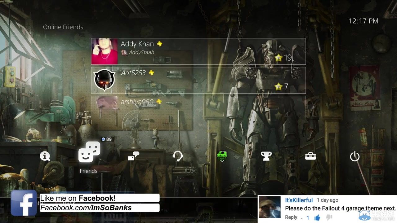 《輻射4》預購PS4主題公開：一張壁紙略顯粗糙