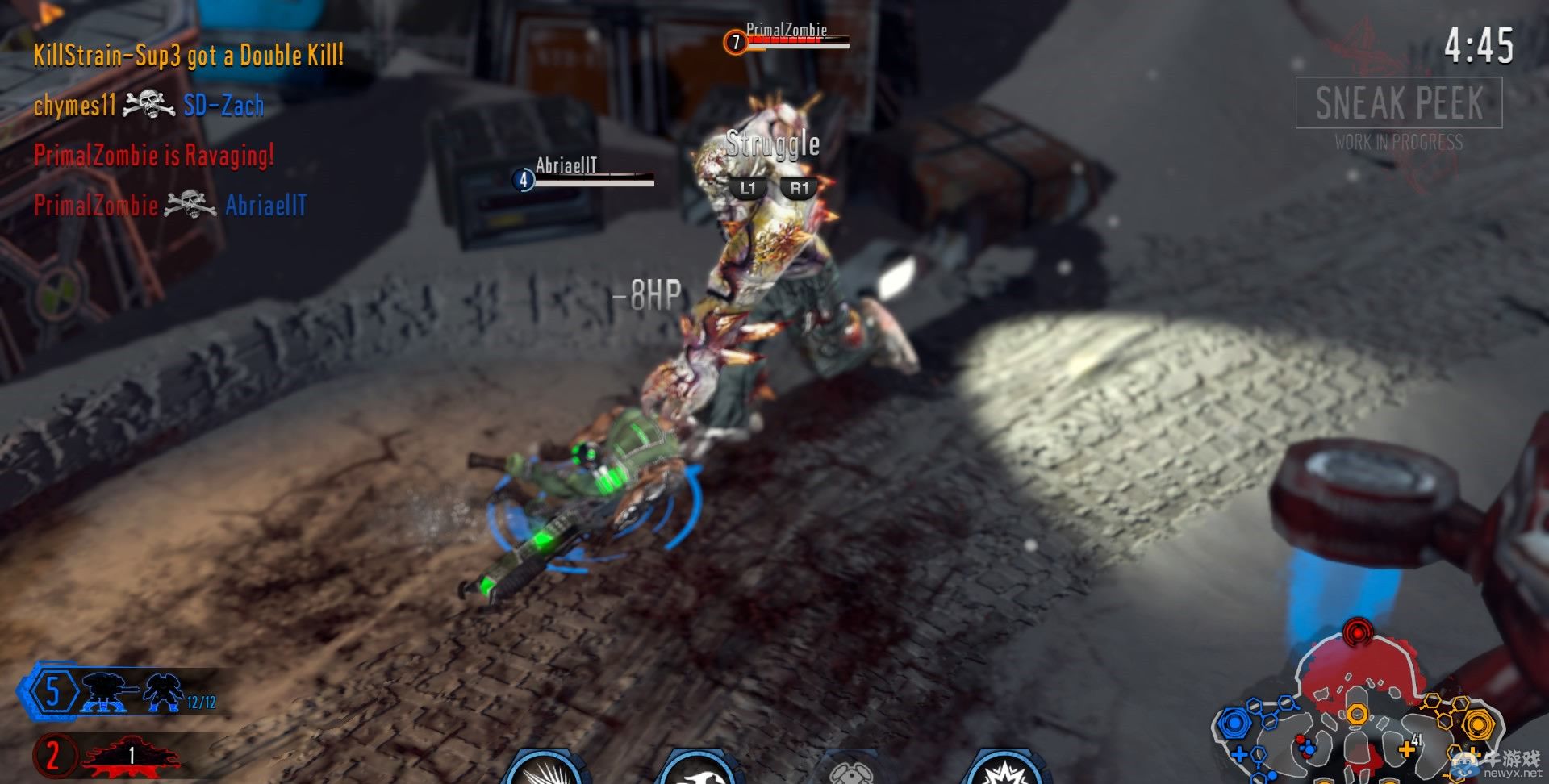 《殺戮血族》偷跑截圖公布：瘋狂怪物血腥廝殺！