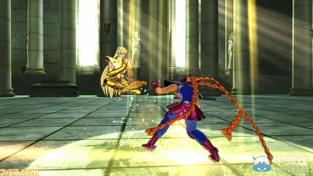 《圣斗士星矢：斗士之魂》雙人氣王截圖：艾歐里亞和沙加