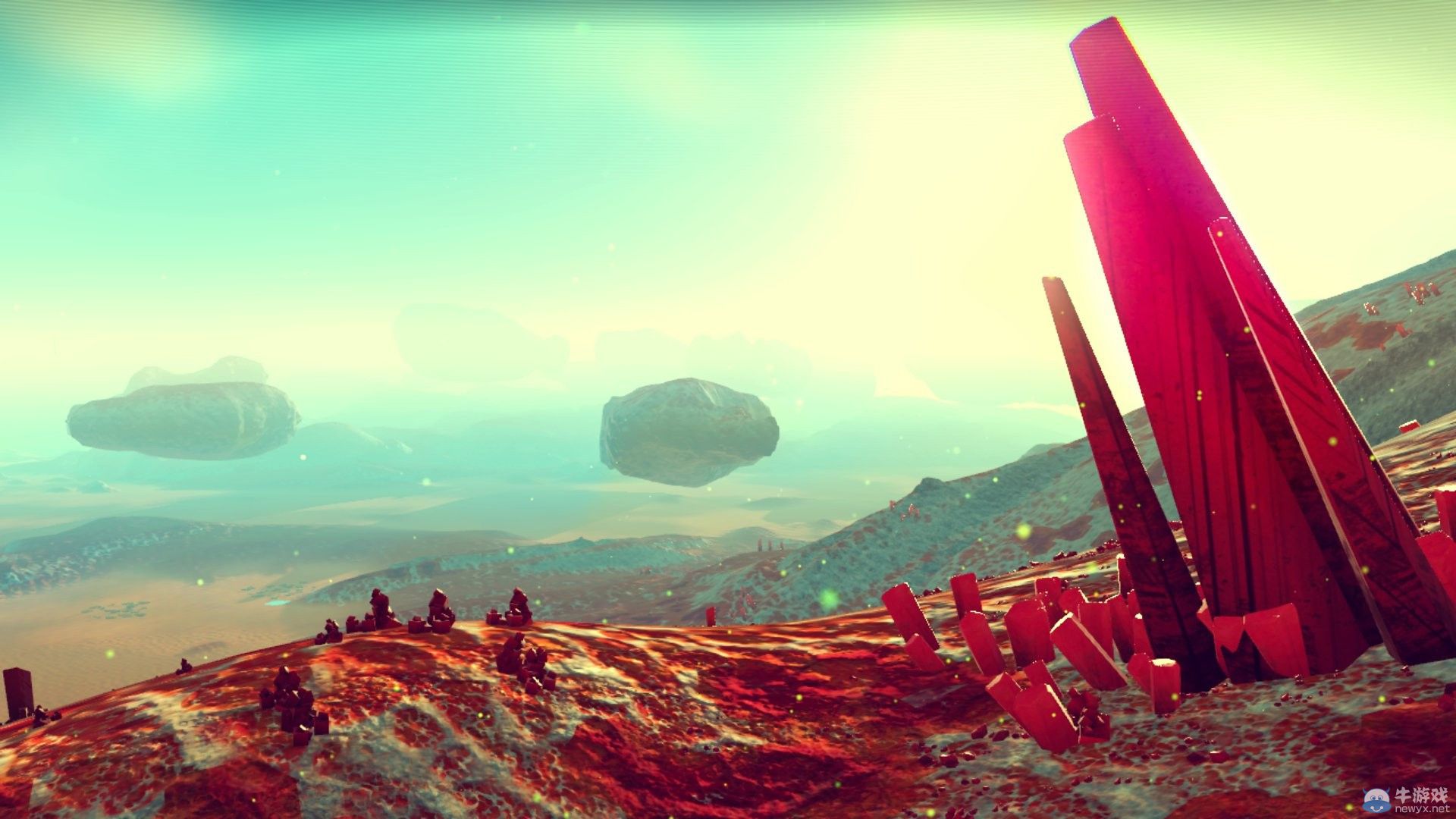 《無人深空》最新截圖：海量星球中的美麗星球