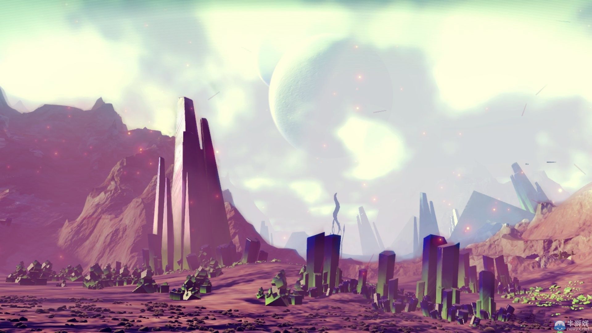 《無人深空》最新截圖：海量星球中的美麗星球