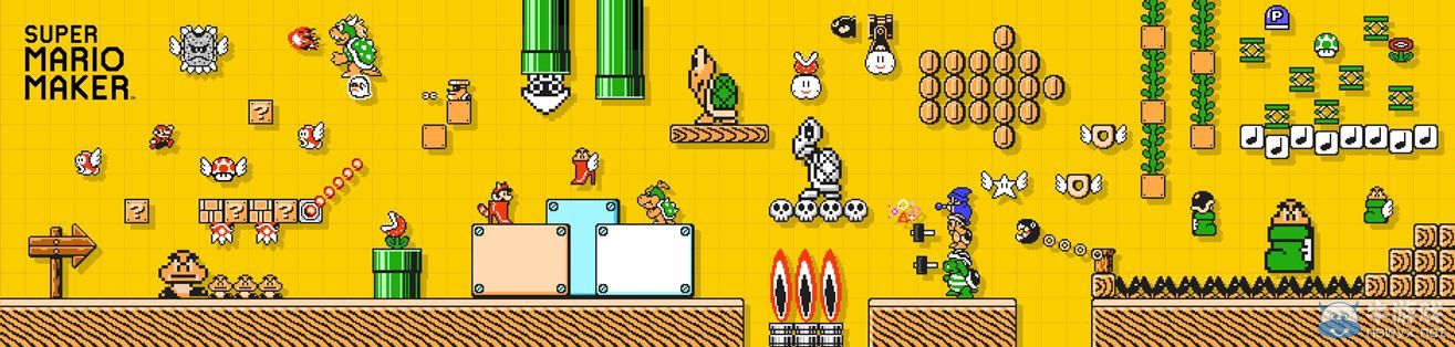 《超級馬里奧制造》大量最新游戲藝術圖公開