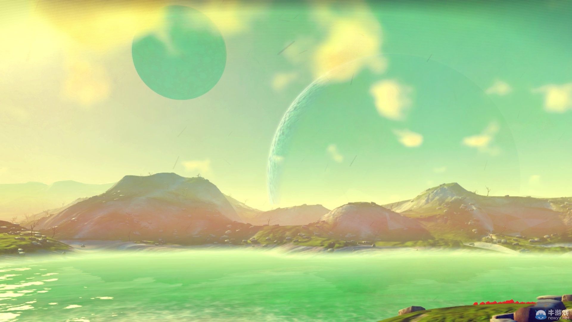 《無人深空》最新截圖：海量星球中的美麗星球