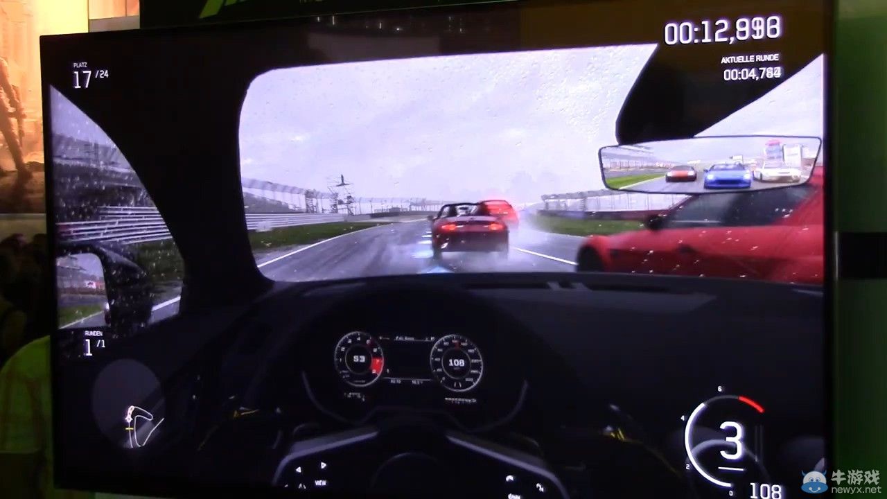 《極限競速6》試玩屏攝視頻：夜晚雨天齊上陣