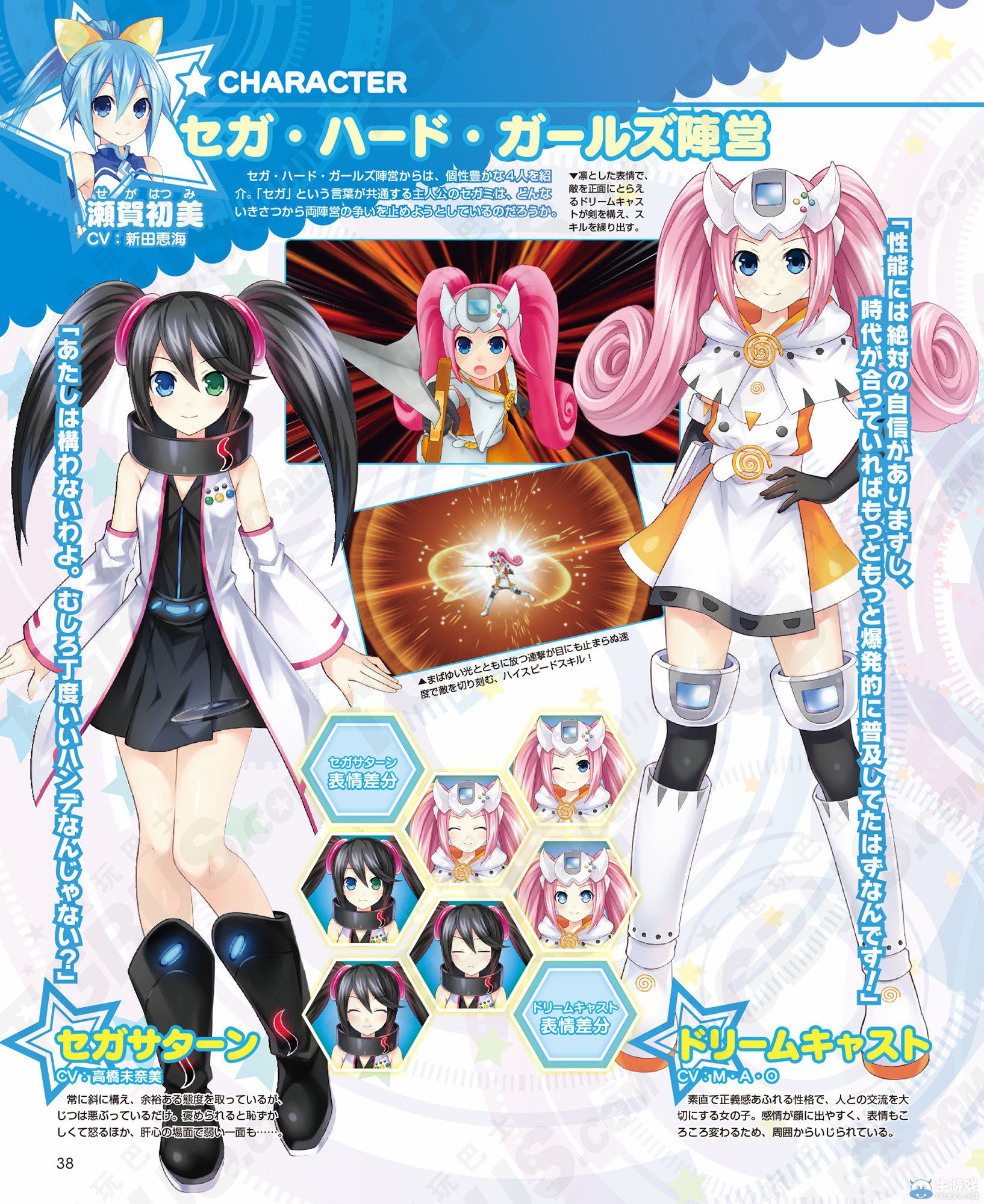 《超次元大戰》五個冒險時代與海王星世界硬件女孩兩陣營主要角色