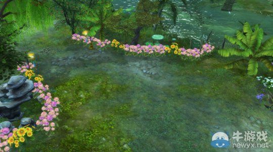 《倩女幽魂2》黃紫花海絕美家園風景秀展示