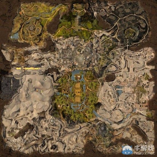 《激戰(zhàn)2》新資料片PVE地圖、公會大廳地圖爆料