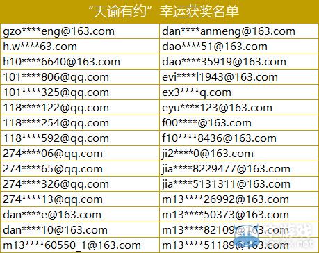《天諭》“有約”活動 30位幸運諭霸誕生