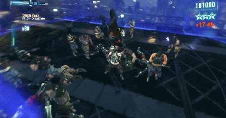 《蝙蝠俠：阿甘騎士》89版電影DLC演示：羅賓棍掃一大片敵軍